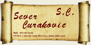 Sever Curaković vizit kartica